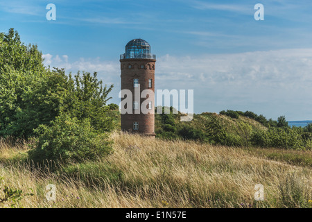 Der ehemalige Marinepeilturm befindet sich am Kap Arkona, Insel Rügen, Mecklenburg-Western Pomerania, Deutschland, Europa Stockfoto