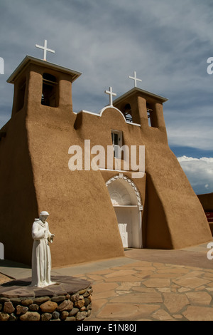 San Francisco de Asis Missionskirche in New Mexiko Stockfoto