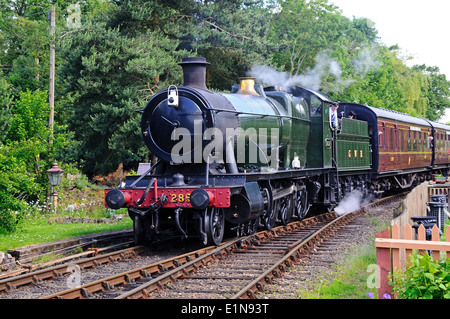 Western Railways 2-8-0 schwere Lokomotive zahlreiche 2857, Hampton Loade, Shropshire, England, Vereinigtes Königreich, Westeuropa. Stockfoto