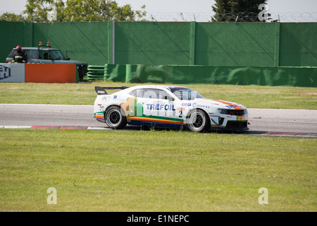 Chevrolet Camaro GT4 PRO, v8-Racing-Team, angetrieben von HUISMAN Duncan (NED), der europäischen GT4-Serie Autorennen Stockfoto