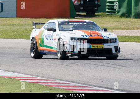 Chevrolet Camaro GT4 PRO, v8-Racing-Team, angetrieben von HUISMAN Duncan (NED), der europäischen GT4-Serie Autorennen Stockfoto