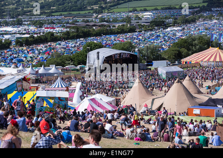 Das Park Glastonbury Festival 2013 Stockfoto