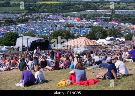 Das Park Glastonbury Festival 2013 Stockfoto