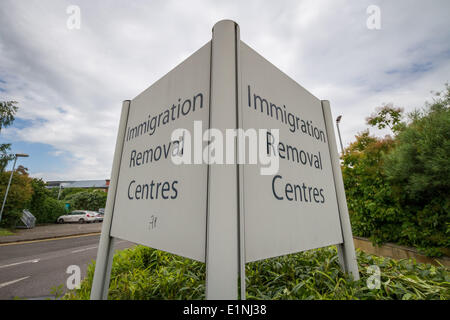 Harmondsworth Immigration Removal Centre in Middlesex UK Stockfoto