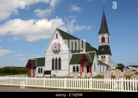 Kirche in Trinity, Neufundland, Kanada Stockfoto