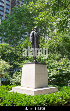 Roscoe Conkling Statue im Madison Square Park in New York City Stockfoto