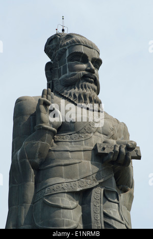 Thiruvalluvar Statue in Kanyakumari Tamil Nadu India große Statue von Thiruvalluvar Stockfoto