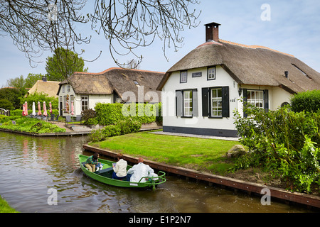 Giethoorn Canal Village - Holland Niederlande Stockfoto