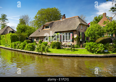 Giethoorn Dorf - Holland Niederlande Stockfoto