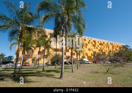 Anexo 4 Congresso Nacional - brasilianische Câmara Dos Deputados-Kammer der Abgeordneten Anhang IV Gebäude Brasilia Stockfoto