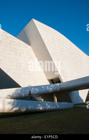 Die Nation Pantheon – Panteão da Pátria Tancredo Neves – in Brasília vom Architekten Oscar Niemeyer Stockfoto