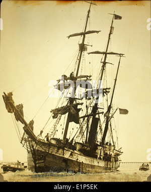Die Byrd Antarctic Expedition to Little America 1932 war eine Pioniermission unter der Leitung von Richard E. Byrd. Der Flug war ein bedeutender Erfolg in der Polarforschung und trug wertvolle Daten zum Verständnis der Antarktis bei. Stockfoto