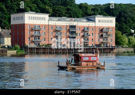 Luxuswohnungen im Waterside Speicherstadt Potsdam Deutschland Stockfoto