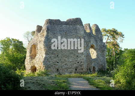 Odiham Schloß nahe Basingstoke, Hampshire, England. Stockfoto