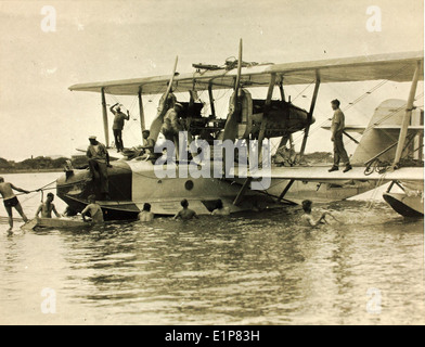 Historischer Flug Trans Pacific Stockfoto