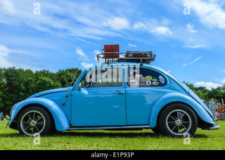 VW Käfer auf dem Display an Bromley Pageant of Motoring jährliche Oldtimer-Show. Stockfoto