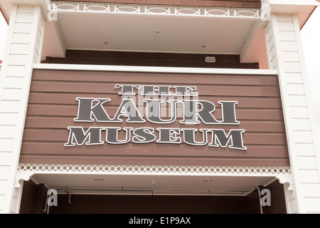 New Zealand 2013 / 2014. Matakohe, Northland. Kauri Museum. Stockfoto