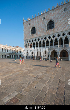 Der Doge Palast, auch bekannt als der Palazzo Ducale, Venedig, Italien Stockfoto