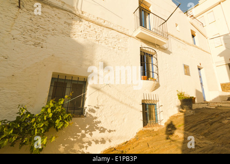 White House, typisch für den Mittelmeerraum. Costa Brava, Katalonien, Spanien Stockfoto