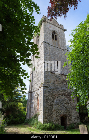 Kirchturm der St. Mary Magdalene in Stony Stratford, Milton Keynes, UK. Stockfoto
