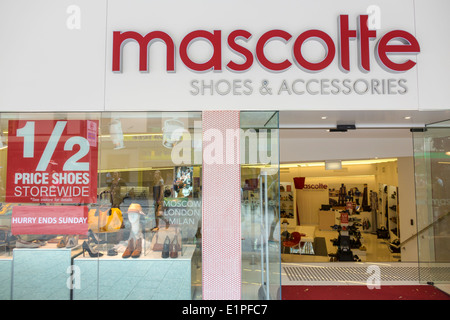 Brisbane Australien CBD, Shopping Shopper Shopper Shops Markt Märkte Marktplatz Kauf Verkauf, Retail Store Stores Business Businesses, Mascotte Stockfoto