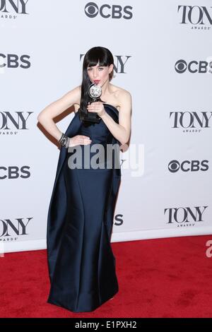 New York, NY, USA. 8. Juni 2014. Lena-Halle im Presseraum für die 68. Annual Tony Awards 2014 - Press Room, Radio City Music Hall, New York, NY 8. Juni 2014. Bildnachweis: Andres Otero/Everett Collection/Alamy Live-Nachrichten Stockfoto