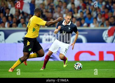 Paris, Frankreich. 8. Juni 2014. Karim Benzema (FRA) in Aktion während der internationalen Freundschaftsspiel das Stade de France. Bildnachweis: Action Plus Sport Bilder/Alamy Live News Stockfoto