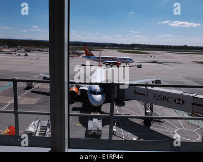 Gatwick Flughafen, London, England 2014 Stockfoto