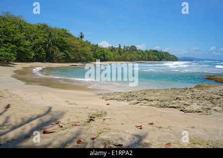 Karibik Strand von Costa Rica, Playa Chiquita, Puerto Viejo de Talamanca Stockfoto