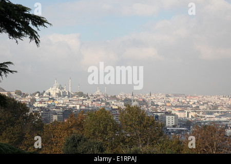 Blick über die Dächer von Istanbul, Türkei Stockfoto