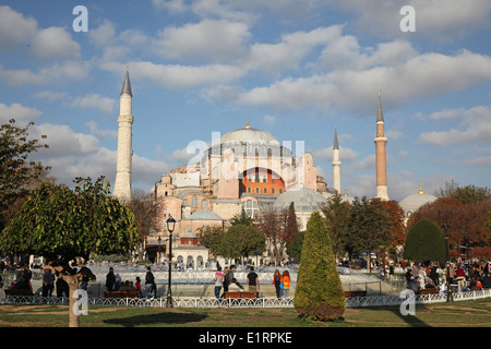 Die Hagia Sophia, auch genannt Aya Sophia in Istanbul, Türkei Stockfoto