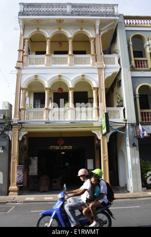 Alltag, Straßenszene, Altstadt von Phuket, Thailand. Stockfoto