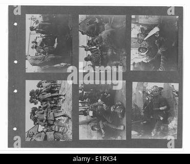 Ein Foto aus dem Ersten Weltkrieg des Canadian war Memorials Fund, das Soldaten des Indischen Korps zeigt, darunter die 15. Sikhs, 18. Lancers und Jats, die für ihre Aktionen während des Konflikts in Frankreich und Belgien anerkannt wurden. Stockfoto
