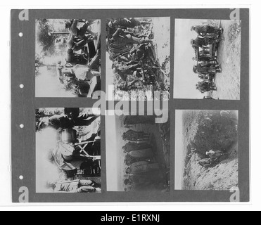 Canadian Official war Photos: Volume 2, eine weitere Ausgabe des Canadian war Memorials Fund, die verschiedene Szenen kanadischer Truppen und militärischer Operationen während des Ersten Weltkriegs dokumentiert. Die Sammlung bietet einen Einblick in das tägliche Leben und die Herausforderungen kanadischer Soldaten. Stockfoto
