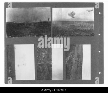 Ein Foto des Canadian war Memorials Fund, das verschiedene indische Armeeeinheiten wie die 58. Rifles und die 9. Gurkhas während des Ersten Weltkriegs illustriert, um ihren hervorragenden Dienst zu würdigen. Stockfoto