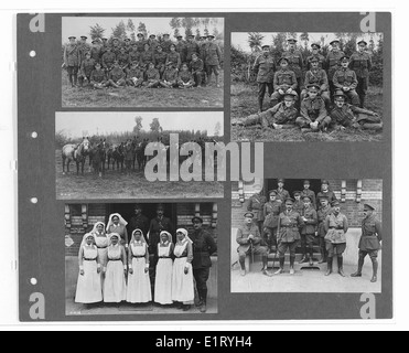 Dieses Foto vom Canadian war Memorials Fund zeigt die heldenhaften Aktionen der Soldaten der 15. Sikhs, 18. Lancers und anderer Regimenter während des Ersten Weltkriegs Stockfoto