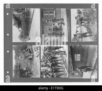 Band 3 der Canadian Official war Photographs Sammlung bietet eine visuelle Aufzeichnung des Ersten Weltkriegs, einschließlich Bilder von Soldaten des Indischen Korps, wie dem 15. Sikhs und dem 39. Garhwalis, die am Konflikt teilnahmen. Stockfoto