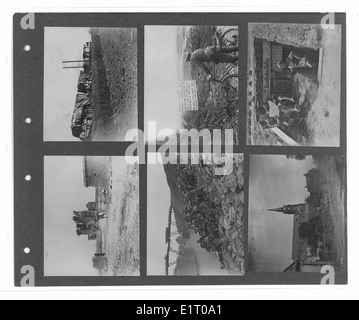 Canadian Official war Photos: Band 4, in dem offizielle Fotos des Canadian war Memorials Fund gezeigt werden, die verschiedene militärische Szenen aus dem Ersten Weltkrieg darstellen. Der Band bietet eine visuelle Aufzeichnung der Beiträge und Aktionen des kanadischen Militärs während des Krieges. Stockfoto