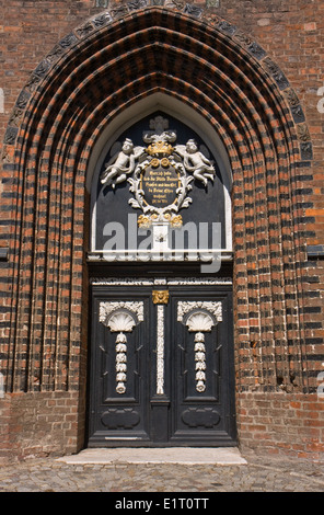 Europa, Deutschland, Mecklenburg-Vorpommern, Wismar, St.-Nikolaus-Kirche Stockfoto