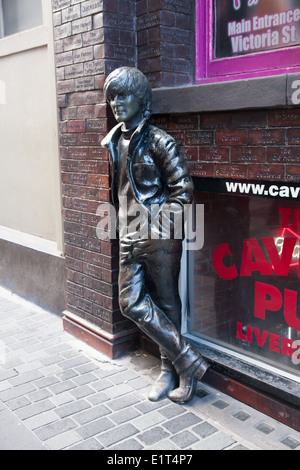 John Lennon Skulptur Liverpool Stockfoto