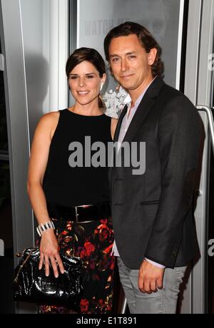 Los Angeles, CA, USA. 9. Juni 2014. Neve Campbell im Ankunftsbereich für Dritte PERSON Premiere, Pickford Center for Motion Picture Studio, Los Angeles, CA 9. Juni 2014. Bildnachweis: Dee Cercone/Everett Collection/Alamy Live-Nachrichten Stockfoto