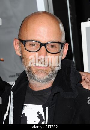 Los Angeles, CA, USA. 9. Juni 2014. Moby im Ankunftsbereich für Dritte PERSON Premiere, Pickford Center for Motion Picture Studio, Los Angeles, CA 9. Juni 2014. Bildnachweis: Dee Cercone/Everett Collection/Alamy Live-Nachrichten Stockfoto