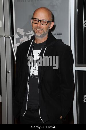 Los Angeles, CA, USA. 9. Juni 2014. Moby im Ankunftsbereich für Dritte PERSON Premiere, Pickford Center for Motion Picture Studio, Los Angeles, CA 9. Juni 2014. Bildnachweis: Dee Cercone/Everett Collection/Alamy Live-Nachrichten Stockfoto