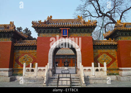 Antiken Tempel in Beihai-Park, Beijing Stockfoto