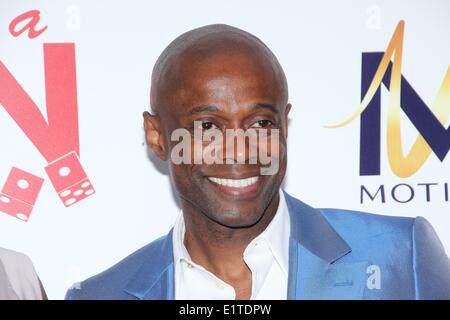 Los Angeles, Kalifornien, USA. 9. Juni 2014. Kem besucht '' denken wie ein Mann zu '' Los Angeles Los Angeles Premiere Premiere am 9. Juni 2014 an der TLC Chinese Theater, Kalifornien. USA. Bildnachweis: TLeopold/Globe Photos/ZUMAPRESS.com/Alamy Live-Nachrichten Stockfoto