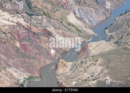 Luftaufnahmen über der Cariboo Region British Columbia Kanada Stockfoto