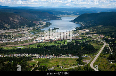 Luftaufnahmen über der Chilcotin Region British Columbia Kanada Stockfoto