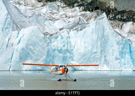 De Havallin Beaver Flugzeug auf Jacobson See in den Coast Mountains von British Columbia Kanada Stockfoto