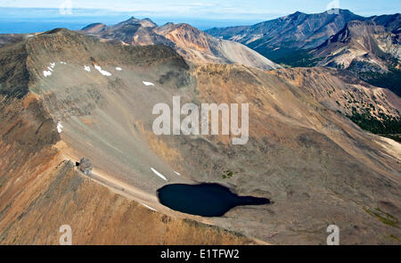 Luftaufnahmen über der westlichen Chilcotin Region British Columbia Kanada Stockfoto