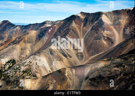 Luftaufnahmen über der westlichen Chilcotin Region British Columbia Kanada Stockfoto